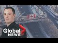 Sgt. Andrew Harnett procession: Calgary police escort body of fallen officer to funeral home | FULL