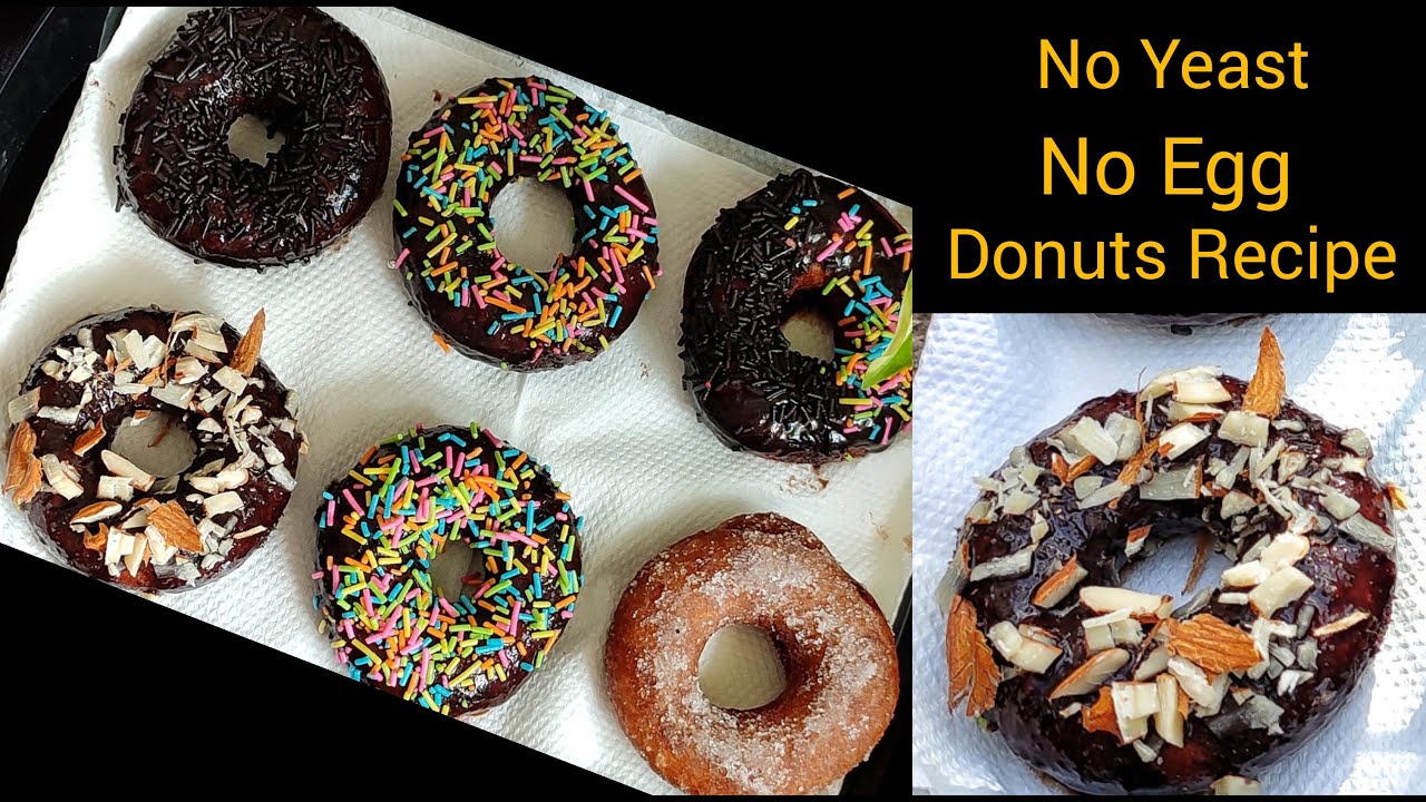 Donuts Recipe fluffy Donuts Without Eggs and Yeast No oven Bakery