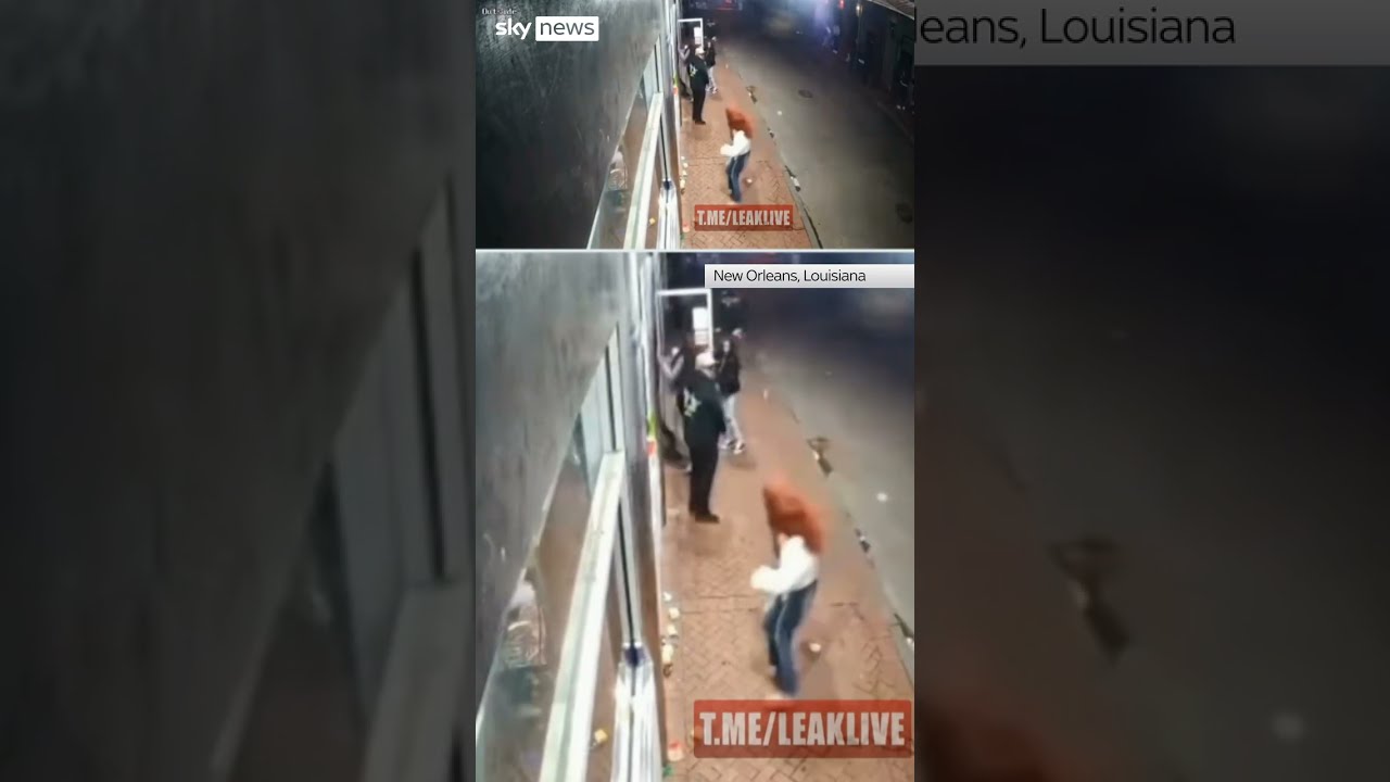 CCTV Shows Moment Of New Orleans Attack