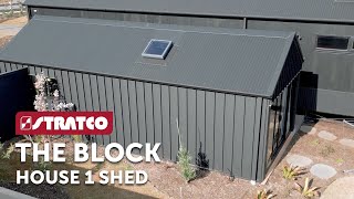 Stratco | The Block 2025 | House 1 Shed