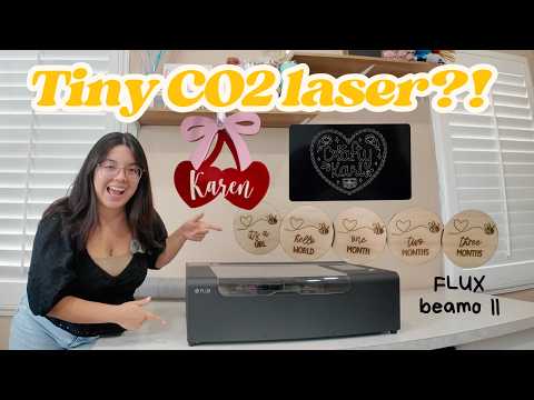 The Tiny CO2 Laser That Cuts ALL Color Acrylic | FLUX beamo II