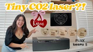 The Tiny CO2 Laser That Cuts ALL Color Acrylic | FLUX beamo II