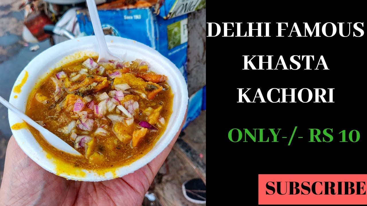 Delhi famous Khasta Kachori | Delhi Street Food 2019 | Cheap Good Food