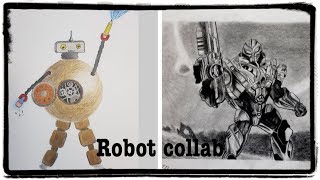 Drawing a robot - Collab with Creative thoughts