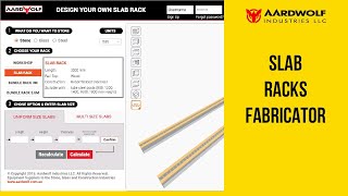 SLAB RACKS FABRICATOR | ASSURE YOUR SLABS ARE SAFELY STORED! | Aardwolf