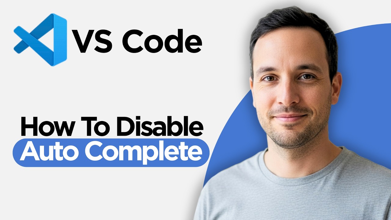 How to Disable AutoComplete in VS Code | Turn Off Auto Complete in ...