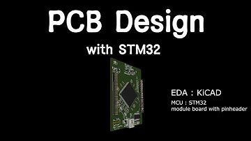 PCB Design with STM32 module (small)