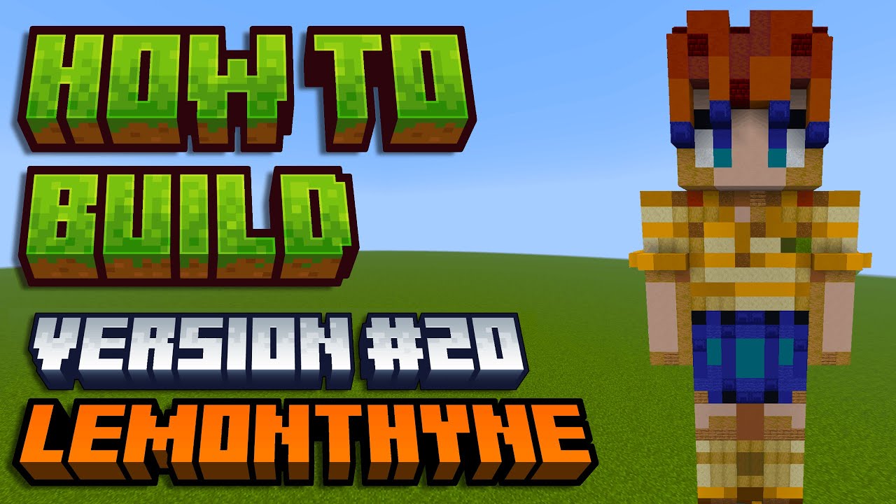 Lemonthyne Statue Tutorial (Luanne) (v20) - Minecraft Statues #29 - YouTube