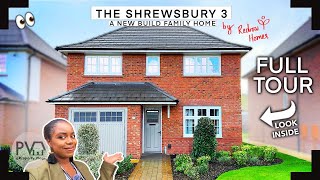 Home Tour INSIDE a LOVELY😍 3BED Detached Redrow Homes New Build House The Shrewsbury 3 Property Tour