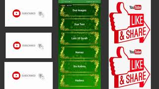 Islamic Dua( Urdu , English, Arabic) app demo | Three Technology screenshot 3