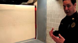 An inside look at the Darien Police Station's new shooting range