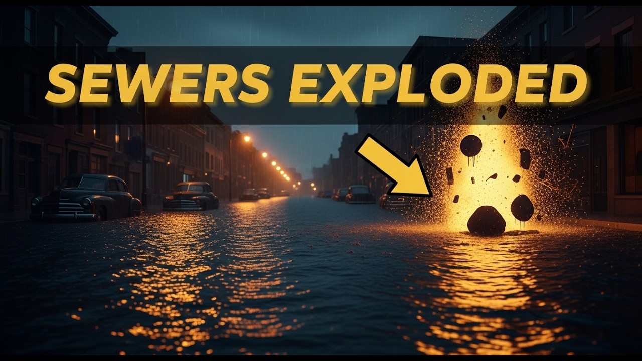 Manhole Cover Flew Through Bakery Window The Night Montreal's Sewers Went to War 1957