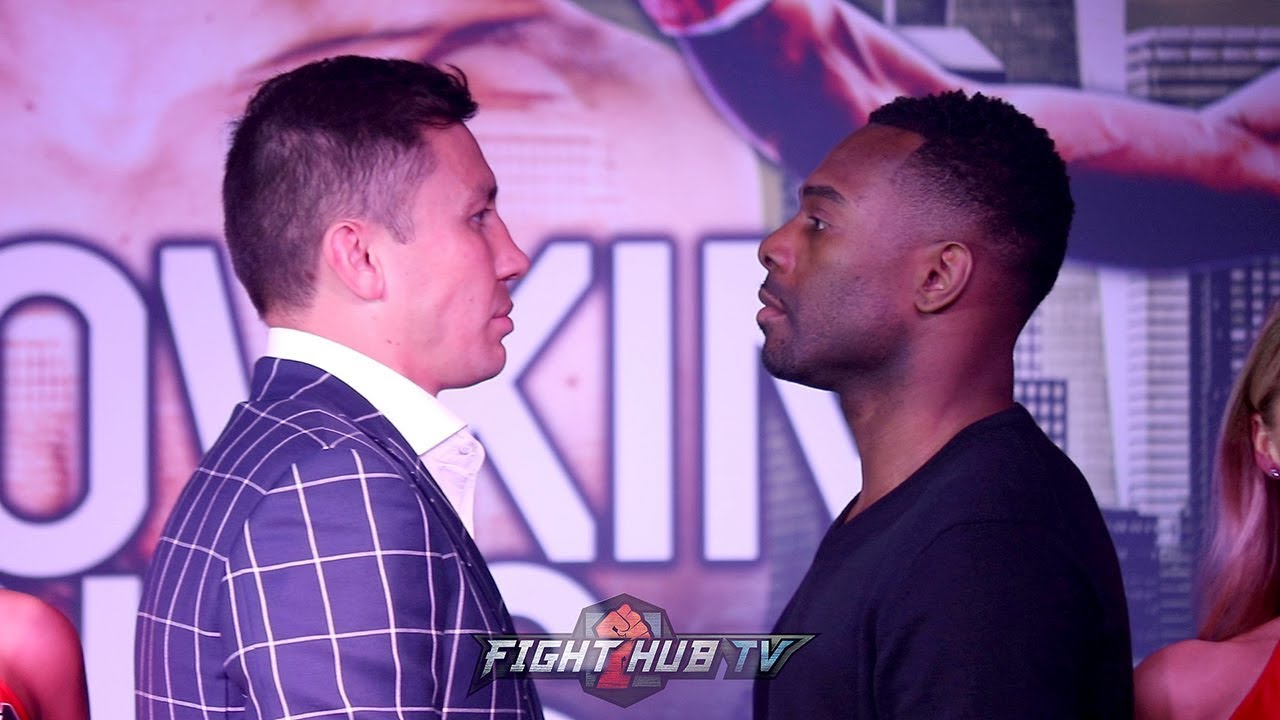 boxing news pacquiao GENNADY GOLOVKIN & STEVE ROLLS - FACE TO FACE IN LOS ANGELES IN SECOND FACE OFF