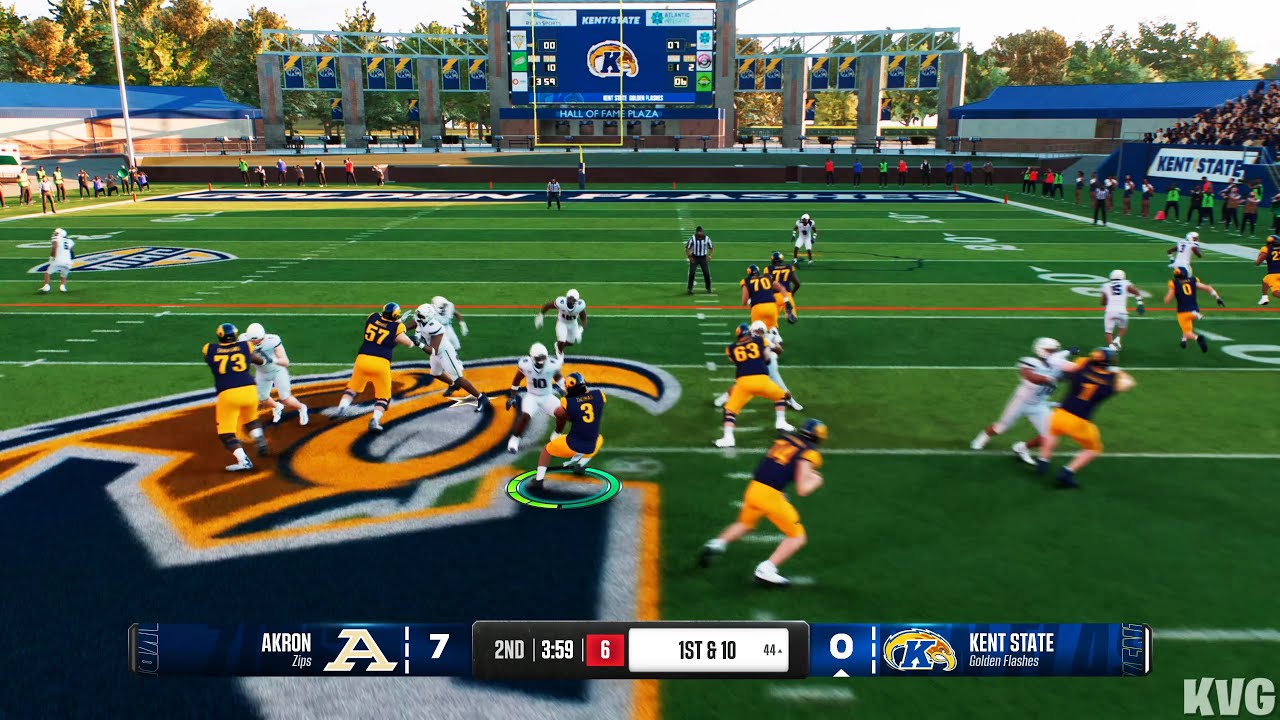 EA SPORTS College Football 25 - Akron Zips vs Kent State Golden Flashes ...