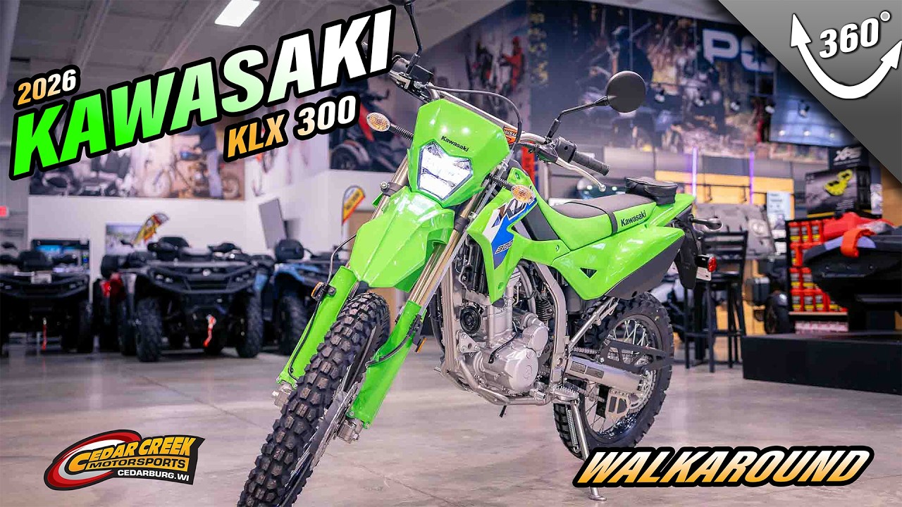Walkaround | 2026 Kawasaki KLX®300 - YouTube