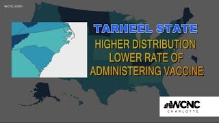 What's being done to speed up the rollout of vaccines in North Carolina?