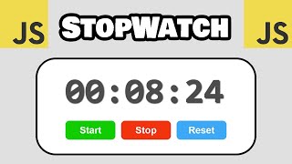 Build This Js Stopwatch In 18 Minutes! ⏱