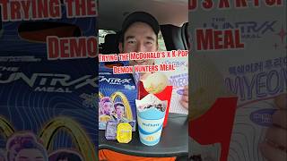 Celebrity Trying McDonald's NEW K-Pop Demon Hunters Meal 🔥👀 #mcdonalds #kpopdemonhunters Wealth