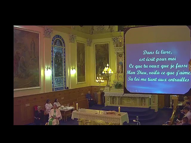 MESSE CÉLÉBRÉE LE 18 JANVIER 2026 À L'ÉGLISE SAINTE-ANNE DU DIOCÈSE DE CHICOUTIMI