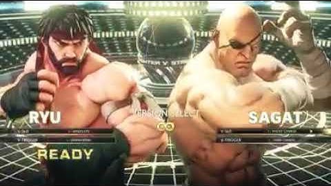 Ryu vs Sagat (Hardest AI) - STREET FIGHTER V