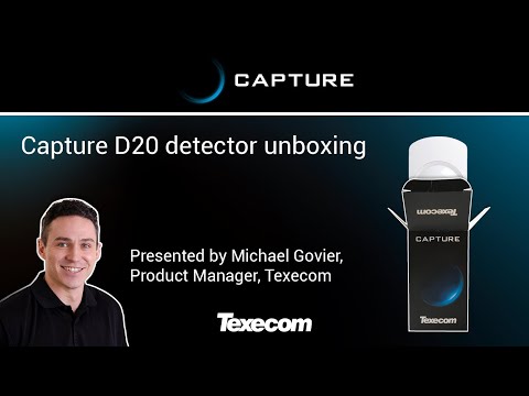 Capture D20 detector unboxing @TexecomLtd