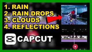 Add Clouds Rain Drops and Reflections in video | Capcut Tutorial | Pubg Mobile screenshot 2
