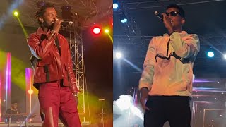 Fameye Versus Kofi Kinaata Beautiful Live Band Performance At VGMA 23 Nominees Jam Inside Koforidua