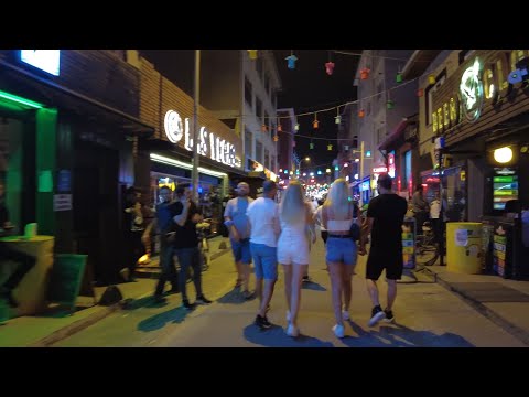 Nightlife in Eskişehir: Bar Street, Türkiye