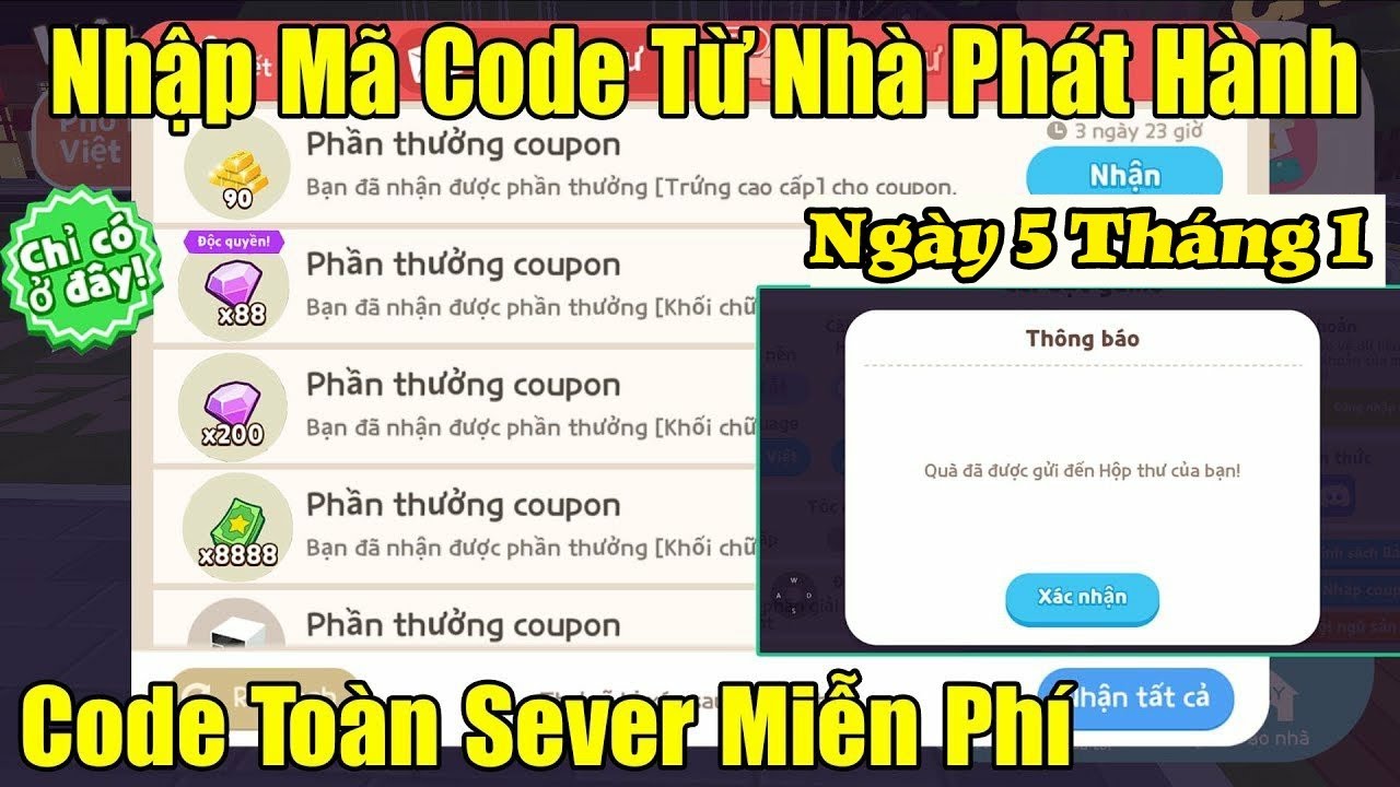 Play Together | Nhập Mã Code Coupon Mới Nhất Ngày 5 Tháng 12 Code Nhận ...