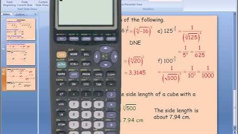 Rational Exponents Part 2