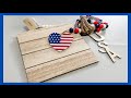 Rustic Patriotic Decor DIY || Americana Decor || Just 1 Quick Craft