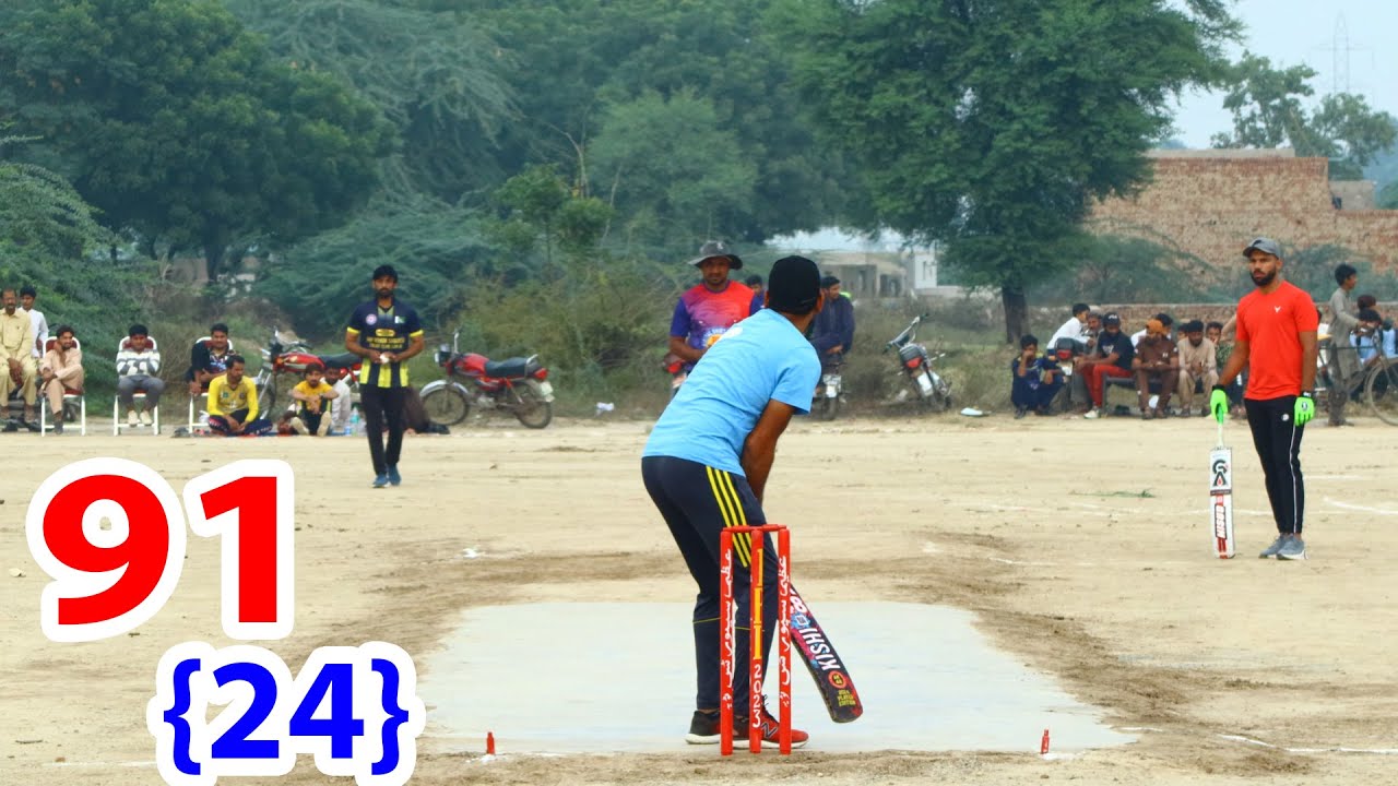 KC VS SARMAD ZK VS PATHAN 91 RUNS NEED 30 BALLS BEST MATCH IN TAPE BALL ...