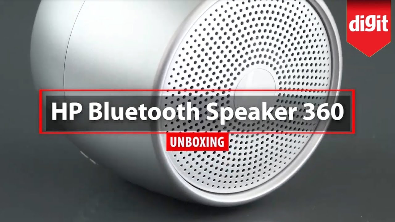 HP Bluetooth Speaker 360 Unboxing - YouTube