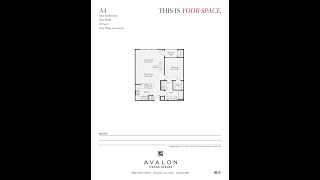 Model 1 Bedroom 835 sq ft Apartment Home
