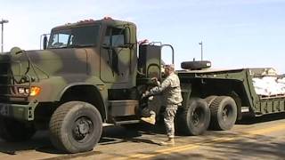 Guard delivers sandbags Bismarck N.D. Flood 2011