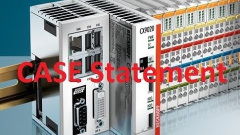 Plc Programing (STL) Case Statement