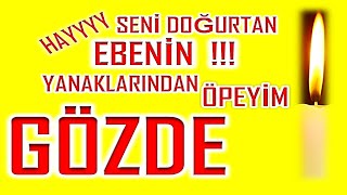 İyi Ki Doğdun Gözde İsme Özel Komik Doğum Günü Şarkısı