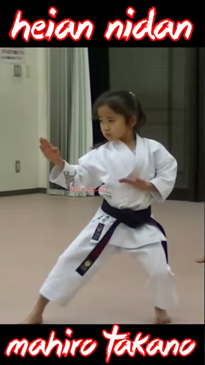 高野万優 6 years old karate kid practice heian nidan kata #sorts #karateshorts