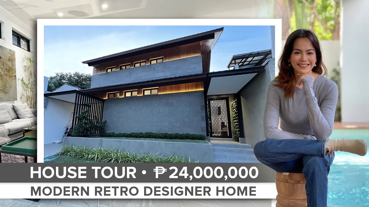 House Tour 64 • Touring this  Brand New Modern Retro Designer Home in BF Homes Las Piñas City