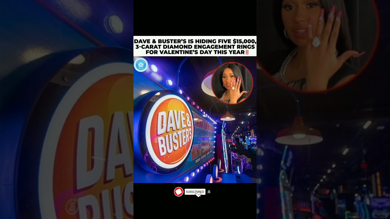 💍 DAVE & BUSTER’S HIDING $15K DIAMOND RINGS! 😱💎