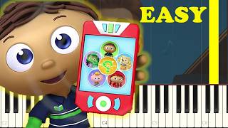 Super Why! Vocabulary Vocabulary Friend Piano Tutorial