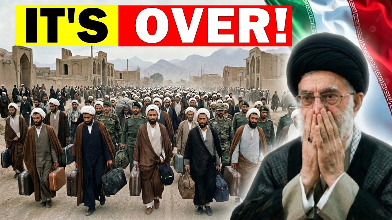 TEHRAN IMPLODES: Crowds SHATTER 'The Wall of Fear' as Elite Mullahs PACK BAGS for Germany & France!