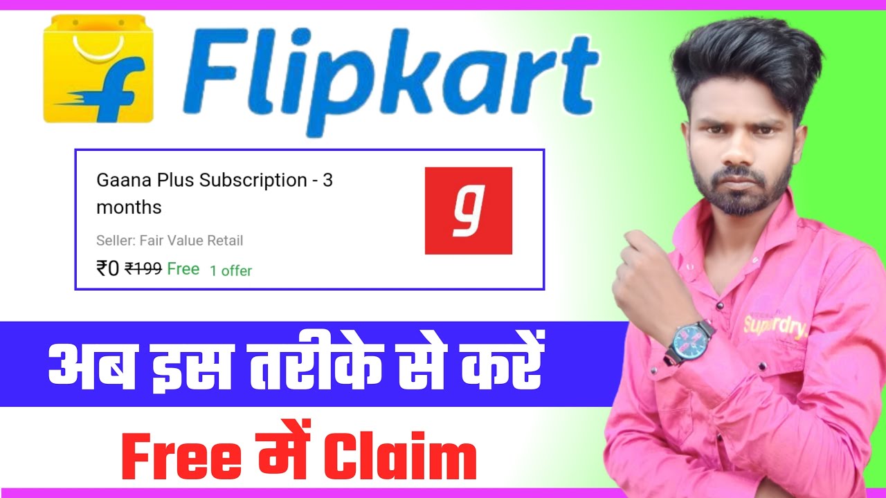 Gaana Plus 6 Months Free Subscription Flipkart How To Redeem Gaana