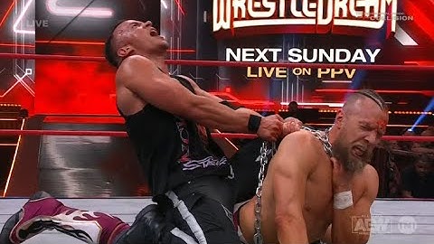 Ricky Starks choke out Bryan Danielson Texas Death Match at AEW Collision 23 Sept 2023