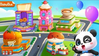 BabyBus Kota Impian Panda Kecil Bahasa Indonesia ❤️ #babybus #panda #dzigames ️ screenshot 1