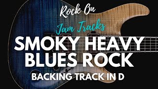 Smoky Heavy Blues Rock Backing Track For Guitar In D Minor