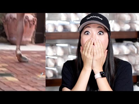 pointe shoe fitter REACTS TO TIK TOK {PART 6}