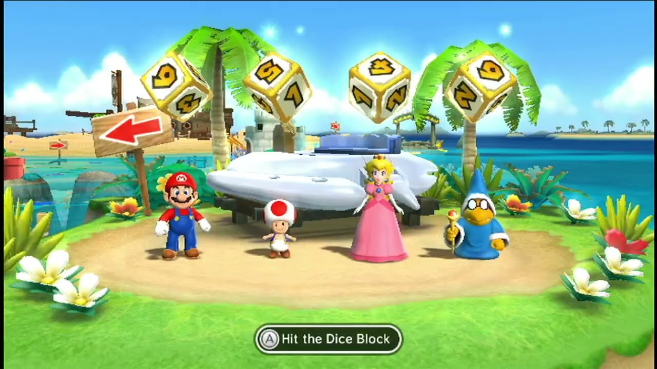Mario Party 9: Solo Mode #4: Mario: Blooper Beach