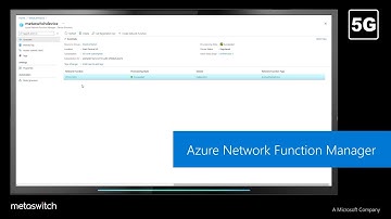 Deploying Metaswitch Fusion Core 5G using the Azure Network Function Manager