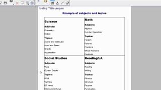 SMART Notebook and Response - Title Pages